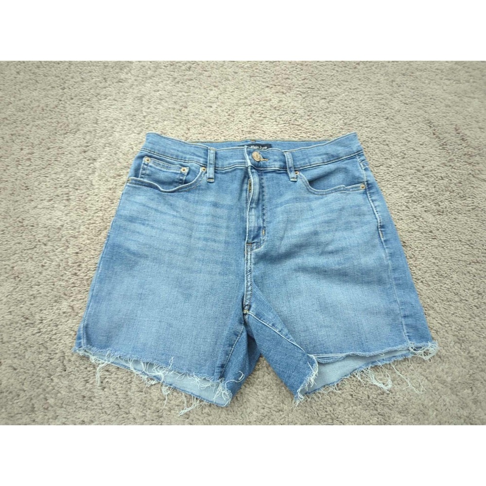 Calvin Klein Jeans Shorts Womens 29 Blue Inseam: 4.5" Mid Rise Cutoff Repreve